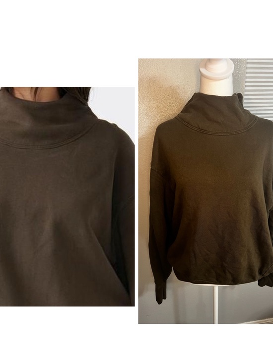 Joah Brown Sweaters - Joah Brown Split Mock / Turtleneck
Sweatshirt - Brown Rare Large One Size
